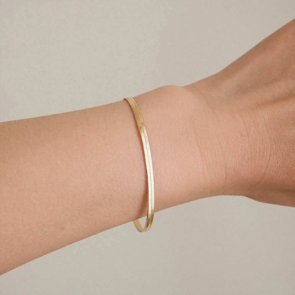 Gold Snake Chain Bracelet